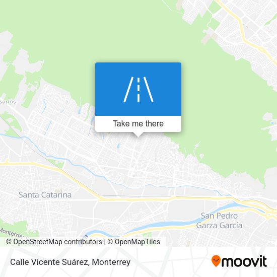 Mapa de Calle Vicente Suárez