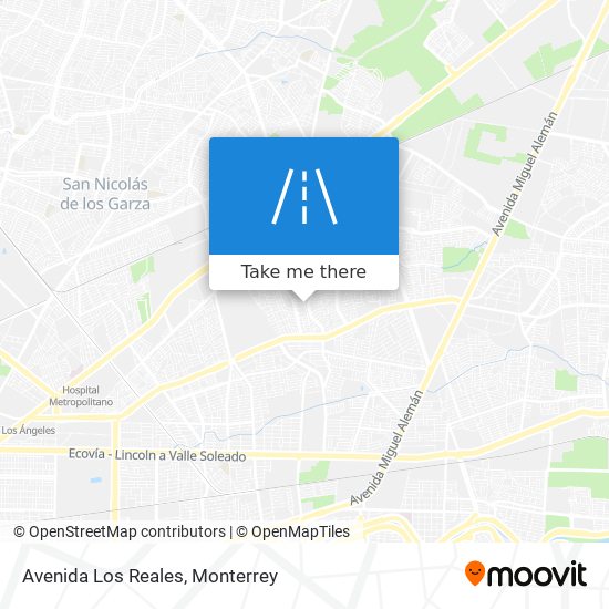 Avenida Los Reales map