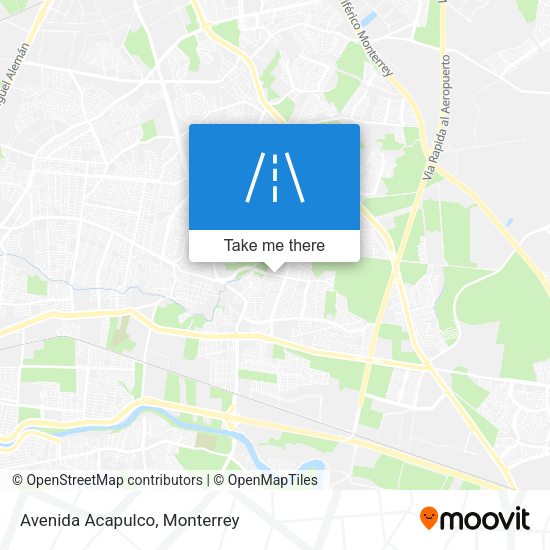 Mapa de Avenida Acapulco