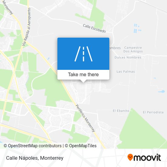 Mapa de Calle Nápoles