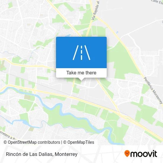 Rincón de Las Dalias map