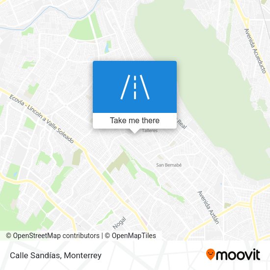 Mapa de Calle Sandías