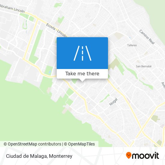 Ciudad de Malaga map