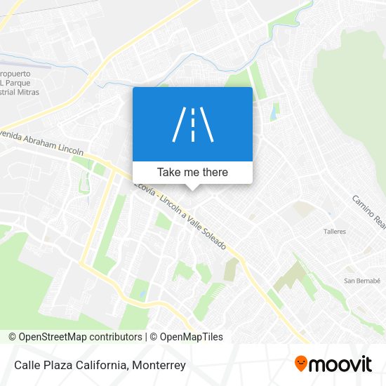 Mapa de Calle Plaza California