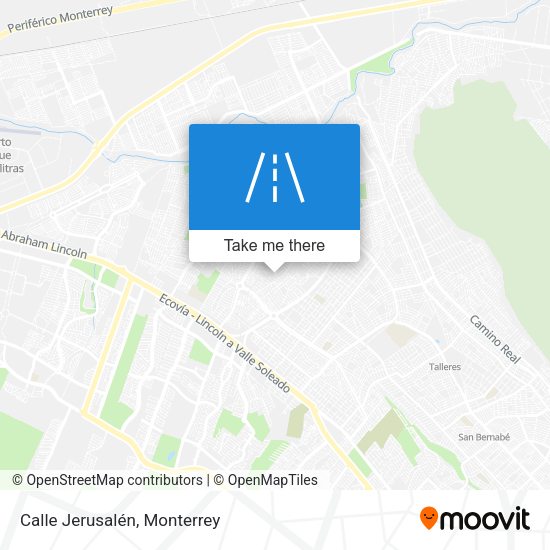 Calle Jerusalén map