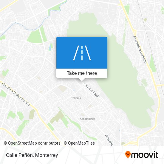 Mapa de Calle Peñón