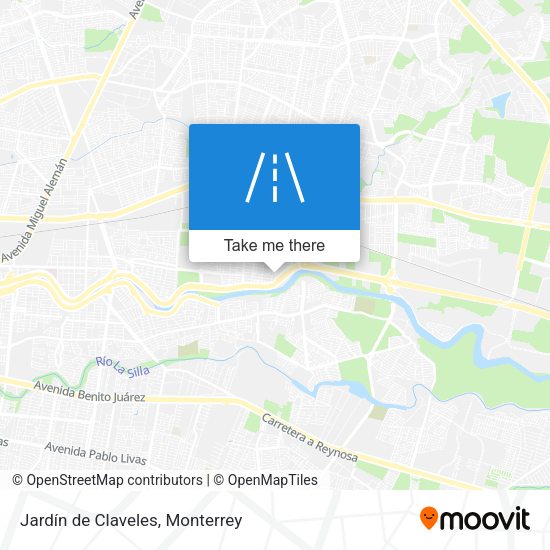 Jardín de Claveles map