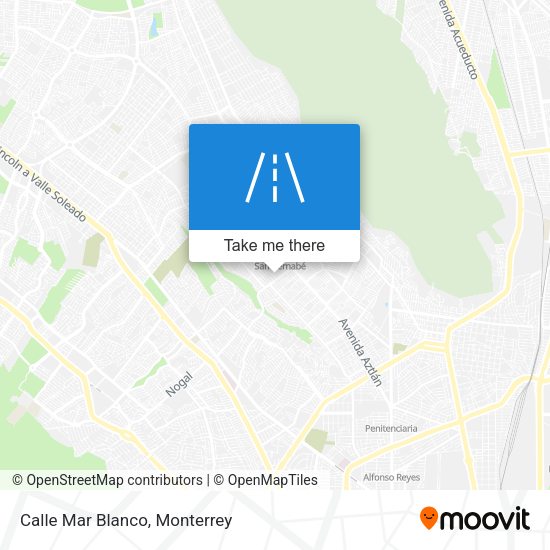 Mapa de Calle Mar Blanco