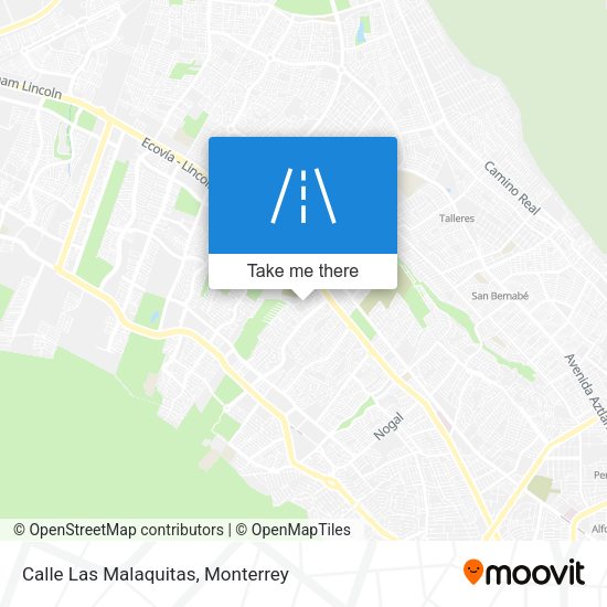 Calle Las Malaquitas map