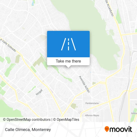 Mapa de Calle Olmeca