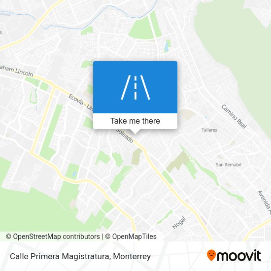 Calle Primera Magistratura map
