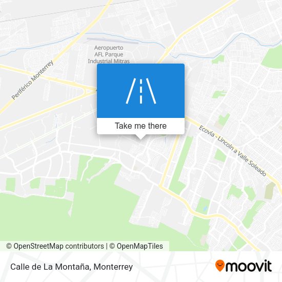 Calle de La Montaña map