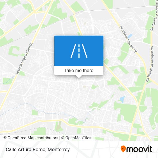 Mapa de Calle Arturo Romo