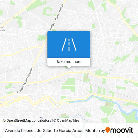 Avenida Licenciado Gilberto García Arcos map