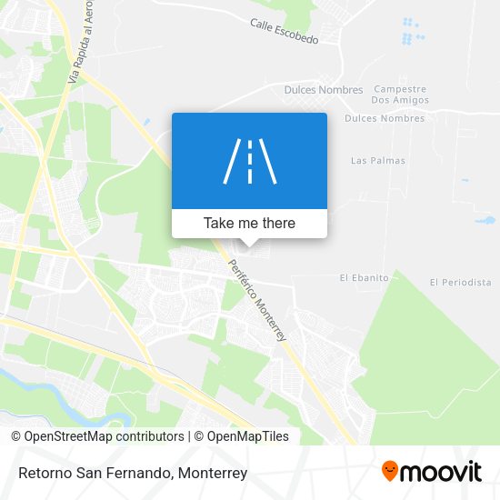 Mapa de Retorno San Fernando