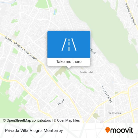Privada Villa Alegre map