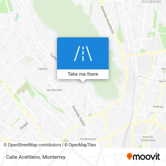 Mapa de Calle Acetileno