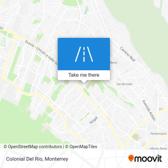 Mapa de Colonial Del Río