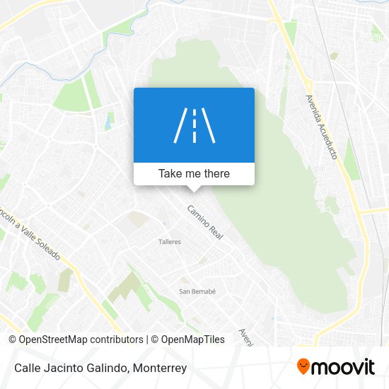 Mapa de Calle Jacinto Galindo