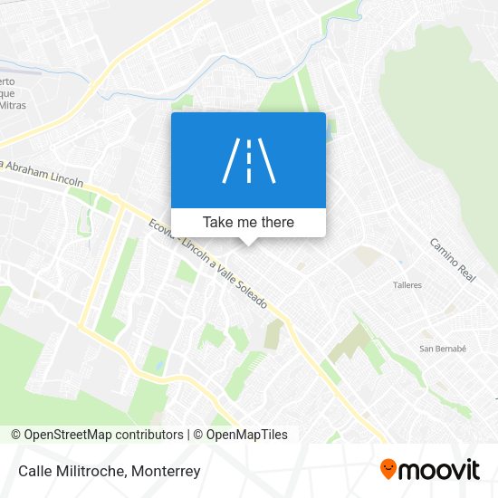 Mapa de Calle Militroche