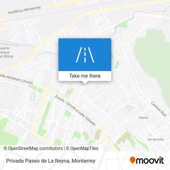 Privada Paseo de La Reyna map