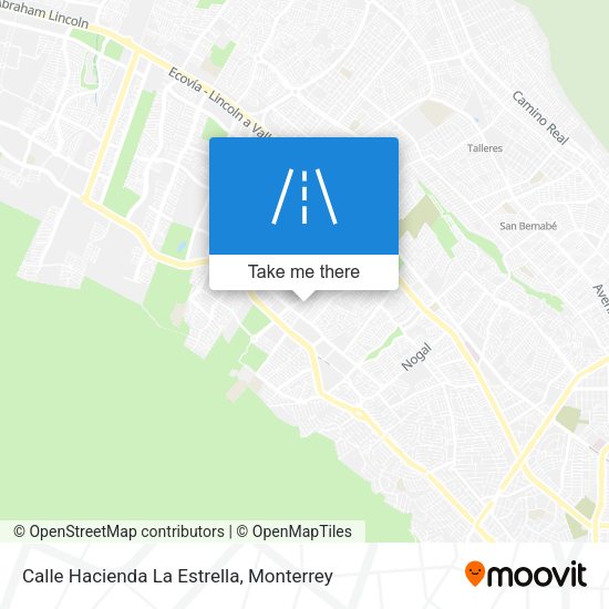 Mapa de Calle Hacienda La Estrella