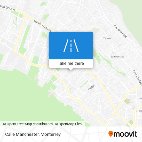 Mapa de Calle Manchester