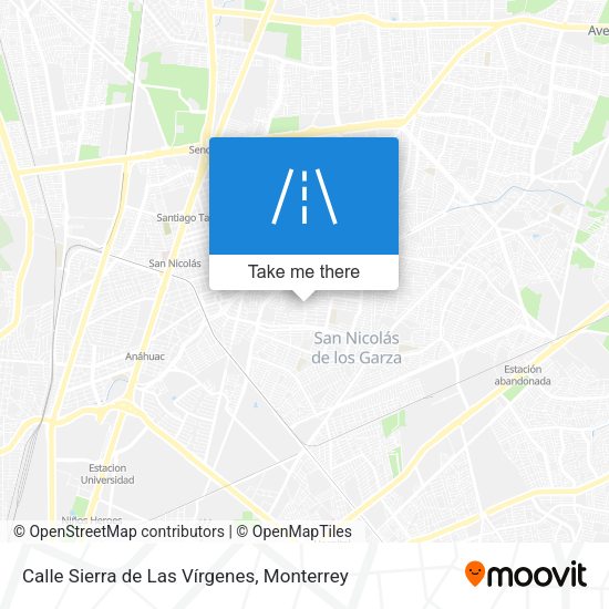 Calle Sierra de Las Vírgenes map