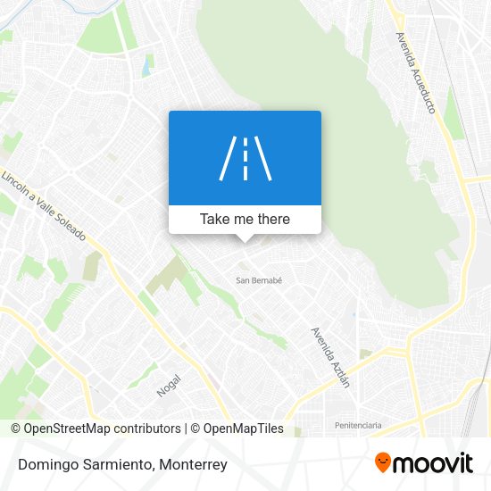 Mapa de Domingo Sarmiento