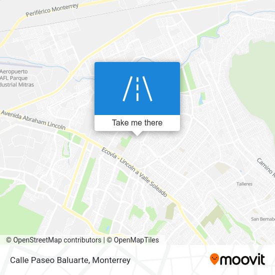 Calle Paseo Baluarte map