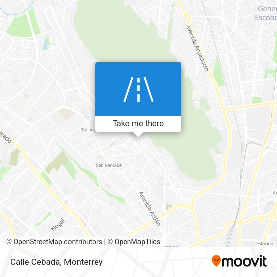 Mapa de Calle Cebada
