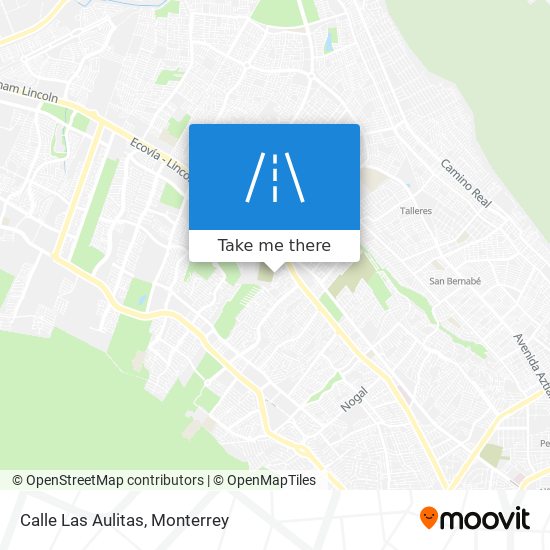 Calle Las Aulitas map