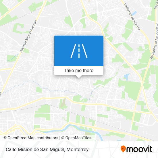 Calle Misión de San Miguel map