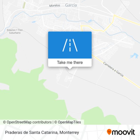 Praderas de Santa Catarina map