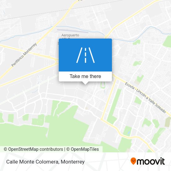 Calle Monte Colomera map