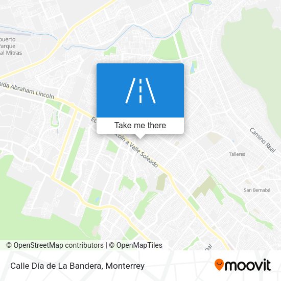 Calle Día de La Bandera map