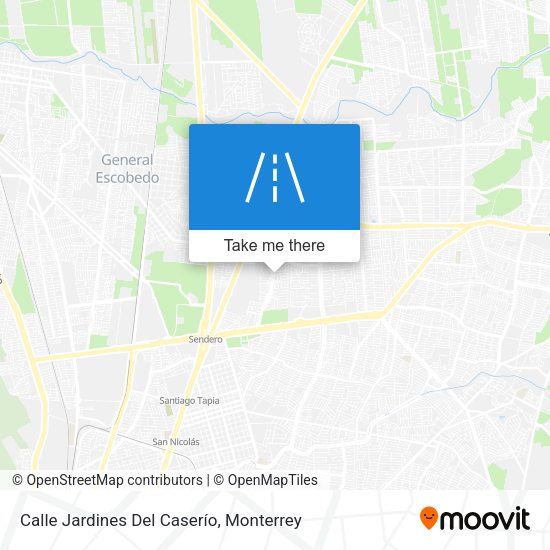 Mapa de Calle Jardines Del Caserío