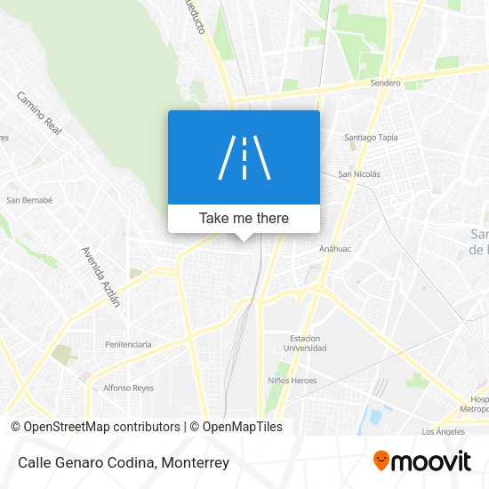 Mapa de Calle Genaro Codina