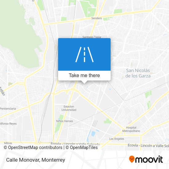 Mapa de Calle Monovar