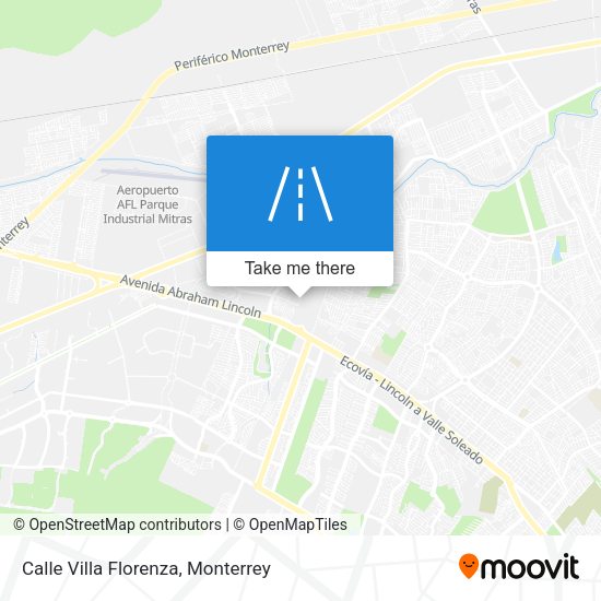 Calle Villa Florenza map