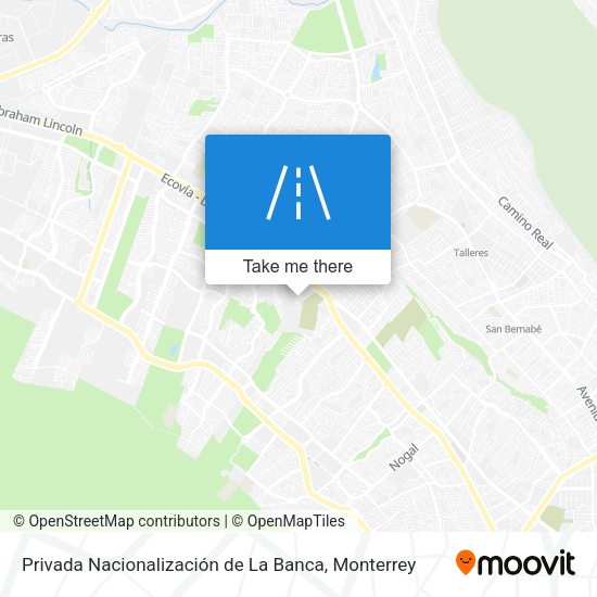Mapa de Privada Nacionalización de La Banca