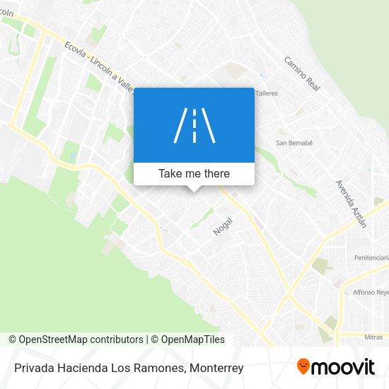 Privada Hacienda Los Ramones map