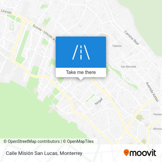 Mapa de Calle Misión San Lucas