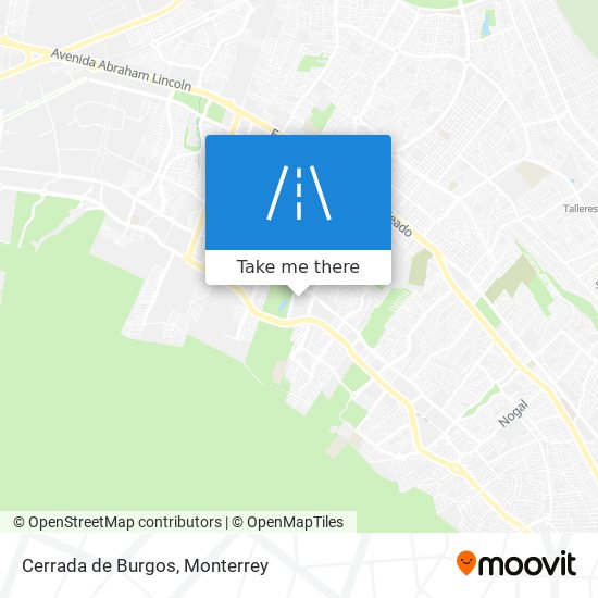 Cerrada de Burgos map