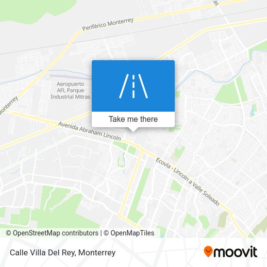 Calle Villa Del Rey map
