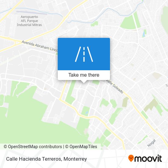 Mapa de Calle Hacienda Terreros
