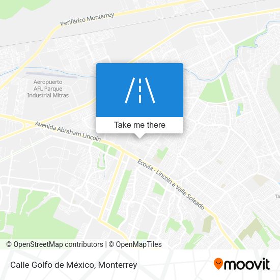 Calle Golfo de México map