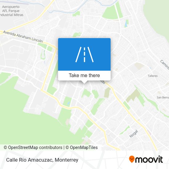 Calle Río Amacuzac map