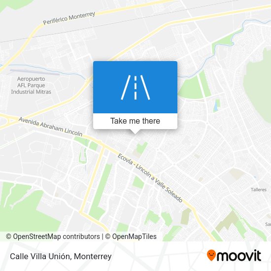 Mapa de Calle Villa Unión