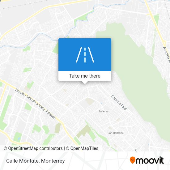 Mapa de Calle Móntate